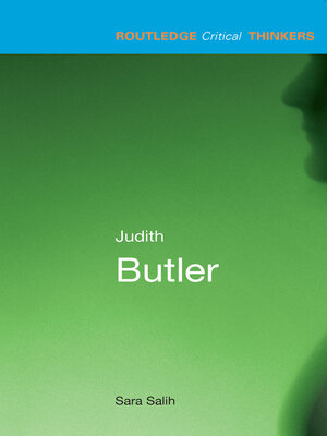 cover image of Judith Butler